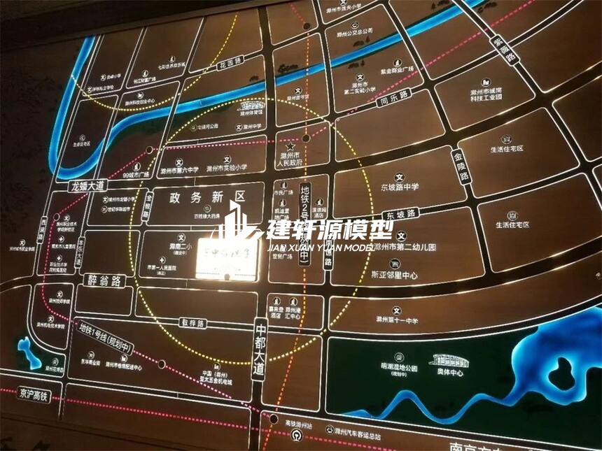 平安区域壁挂模型